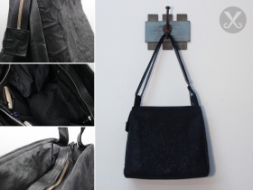 Classic Bag Leder Knitteroptik-