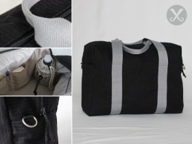 Bowling Bag Nadelstreif-