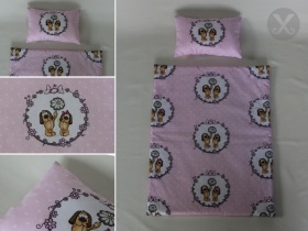 Puppenbettwäsche Hündchen-