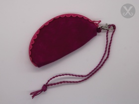 Ledertascherl magenta-